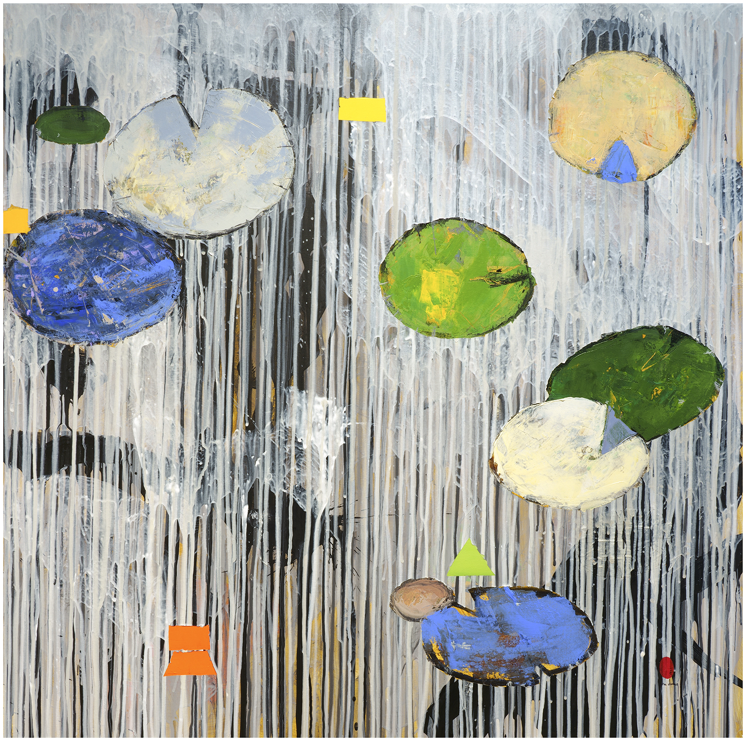 WATER LILLY IN THE RAIN 2